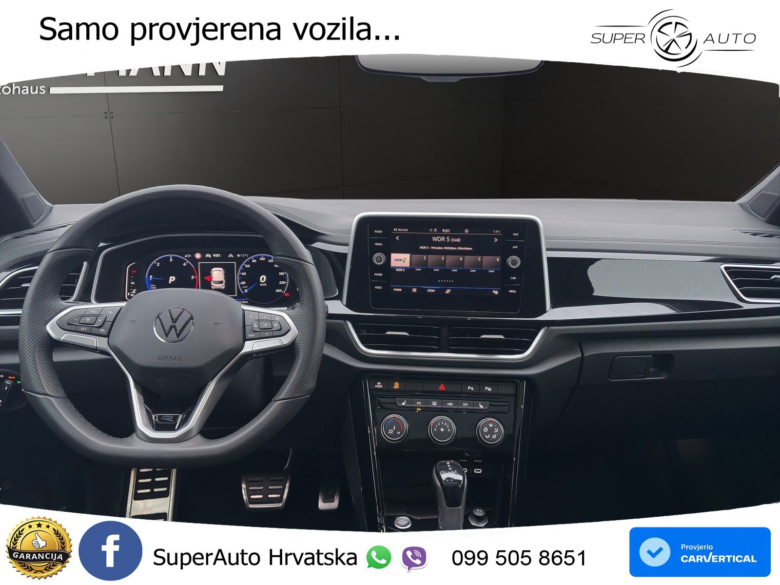 Volkswagen T-Roc 2.0 TDI (150 KS) DSG R-Line LED+GR SJED+ACC