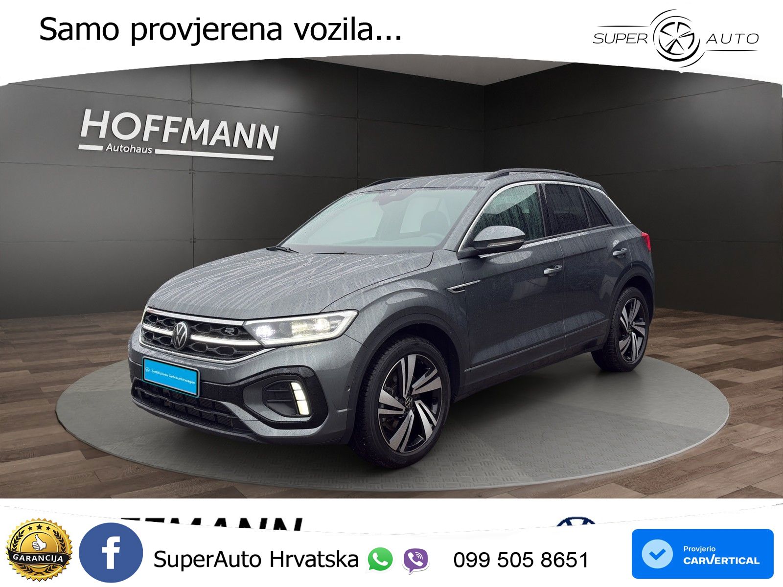 Volkswagen T-Roc 2.0 TDI (150 KS) DSG R-Line LED+GR SJED+ACC