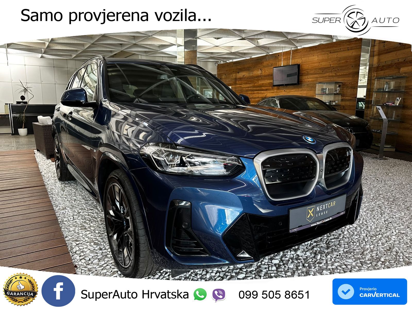 BMW iX3 80 kWh (286 KS) LED+GR SJED+ACC