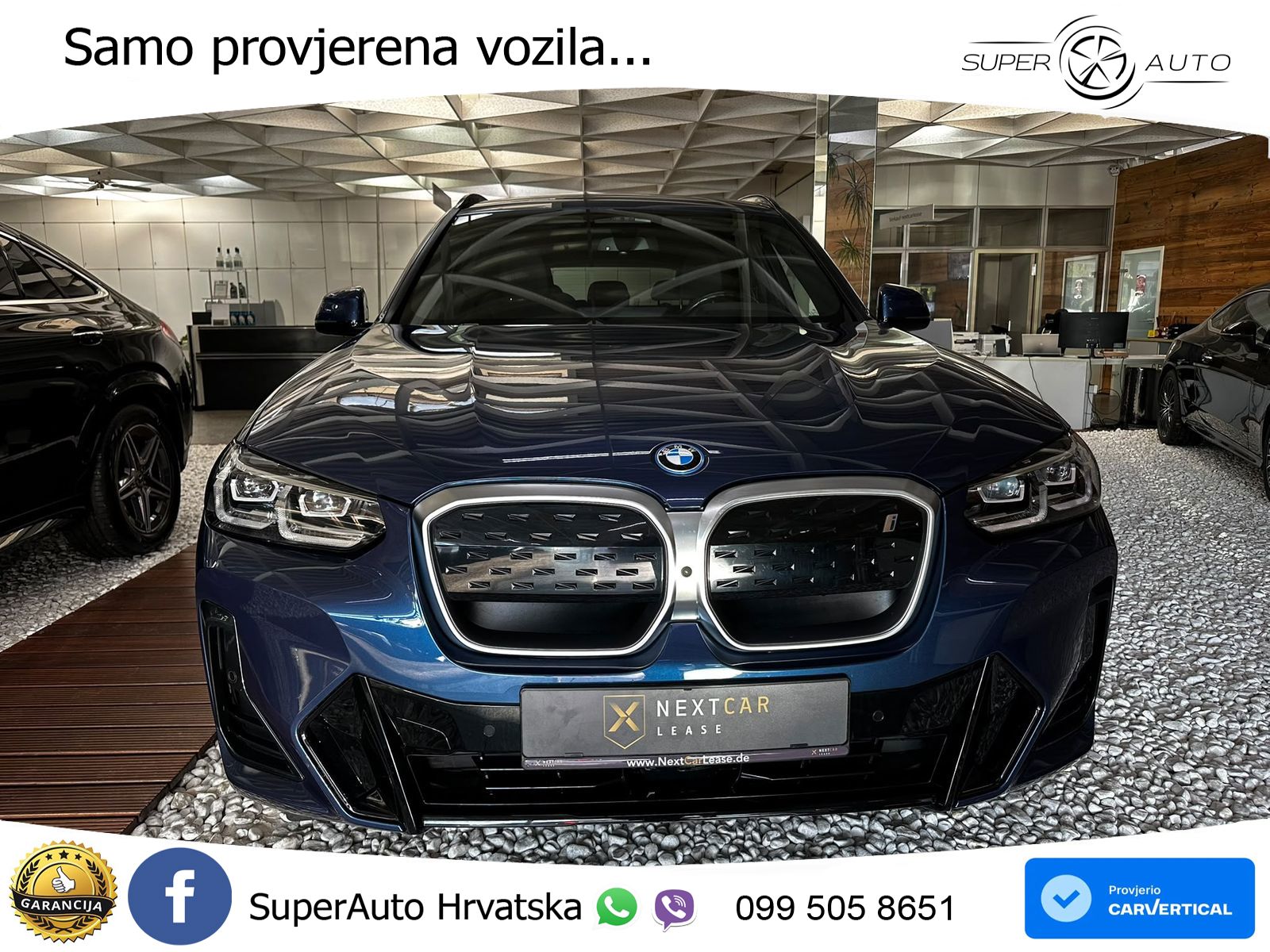 BMW iX3 80 kWh (286 KS) LED+GR SJED+ACC