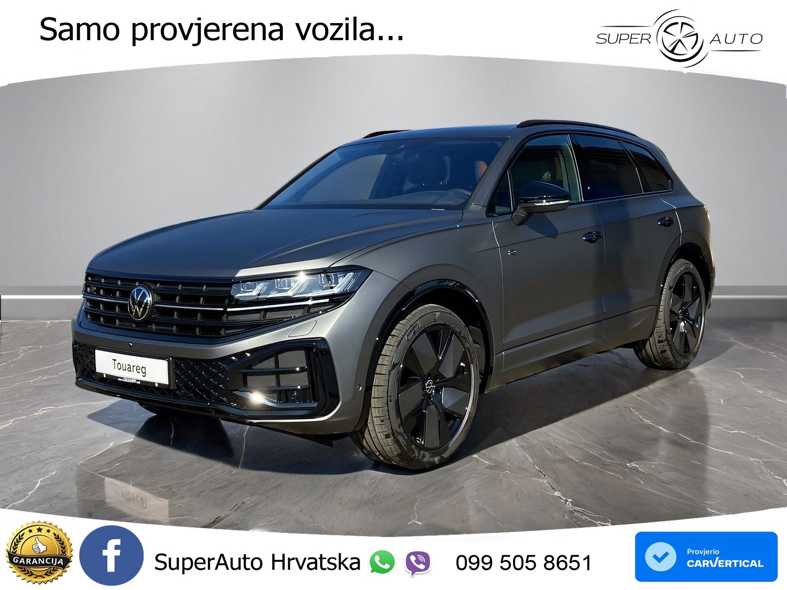 Volkswagen Touareg 3.0 V6 TDI (286 KS) 4MOTION Tiptronic ZRAČNI+ACC+GR SJED+KAM+PANO