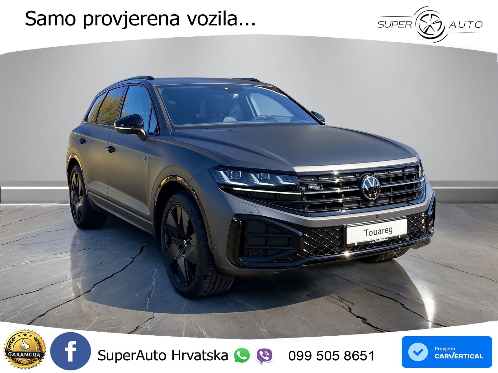 Volkswagen Touareg 3.0 V6 TDI (286 KS) 4MOTION Tiptronic ZRAČNI+ACC+GR SJED+KAM+PANO