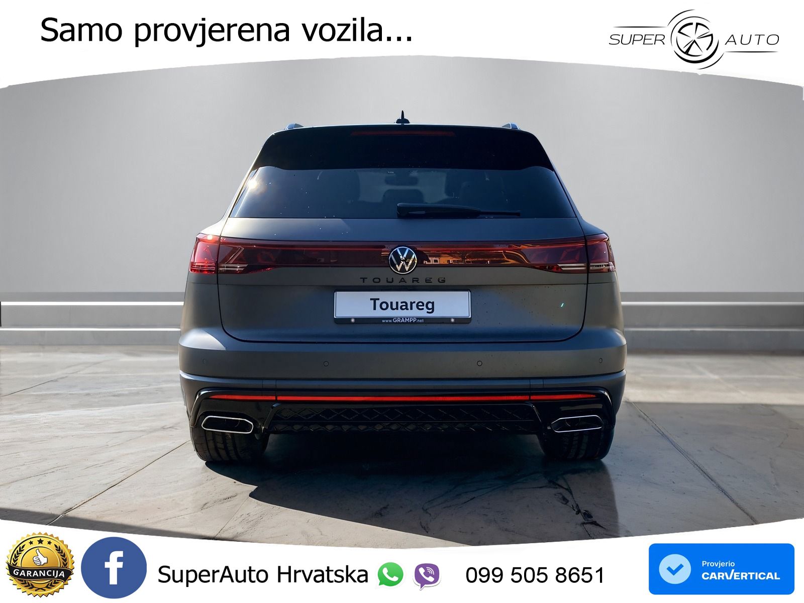 Volkswagen Touareg 3.0 V6 TDI (286 KS) 4MOTION Tiptronic ZRAČNI+ACC+GR SJED+KAM+PANO