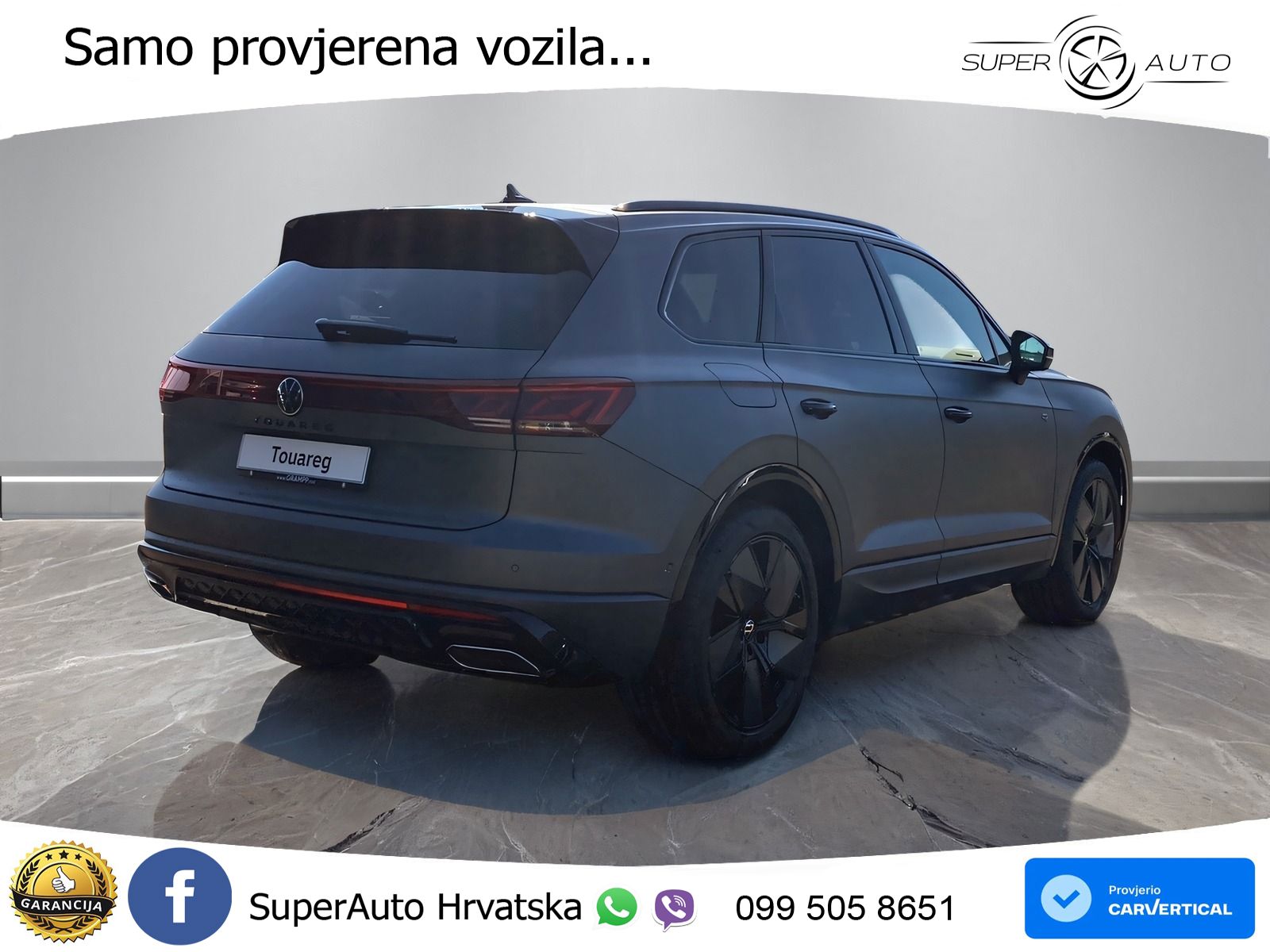 Volkswagen Touareg 3.0 V6 TDI (286 KS) 4MOTION Tiptronic ZRAČNI+ACC+GR SJED+KAM+PANO