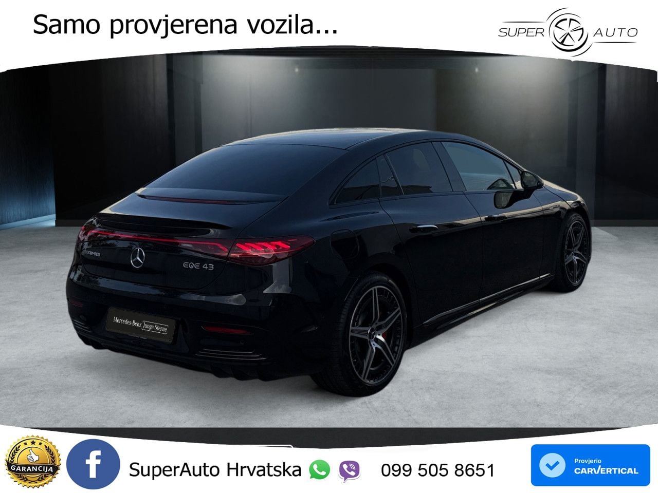 Mercedes EQE AMG 43 100 kWh (476 KS) 4MATIC ZRAČNI+ACC+GR SJED+360+PANO