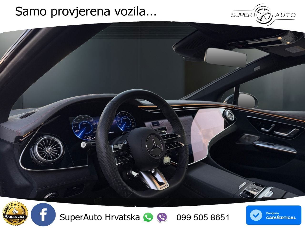 Mercedes EQE AMG 43 100 kWh (476 KS) 4MATIC ZRAČNI+ACC+GR SJED+360+PANO