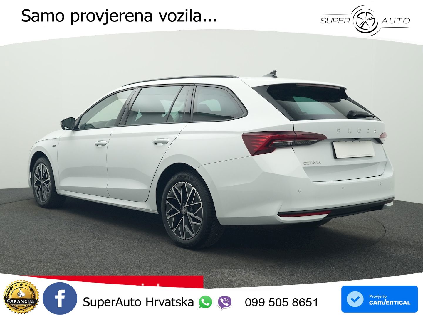 Škoda Octavia Combi 2.0 TDI (150 KS) DSG Selection ACC+GR SJED+360+PANO