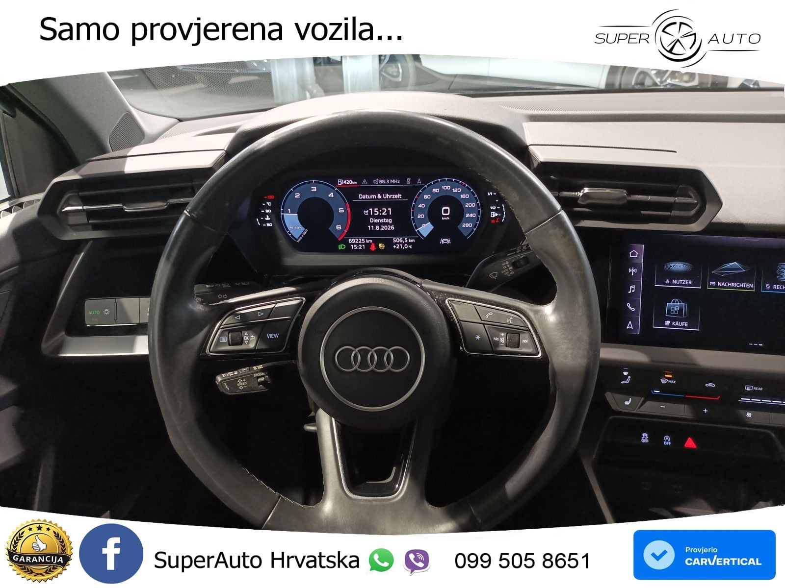 Audi A3 30 TDI (116 KS)