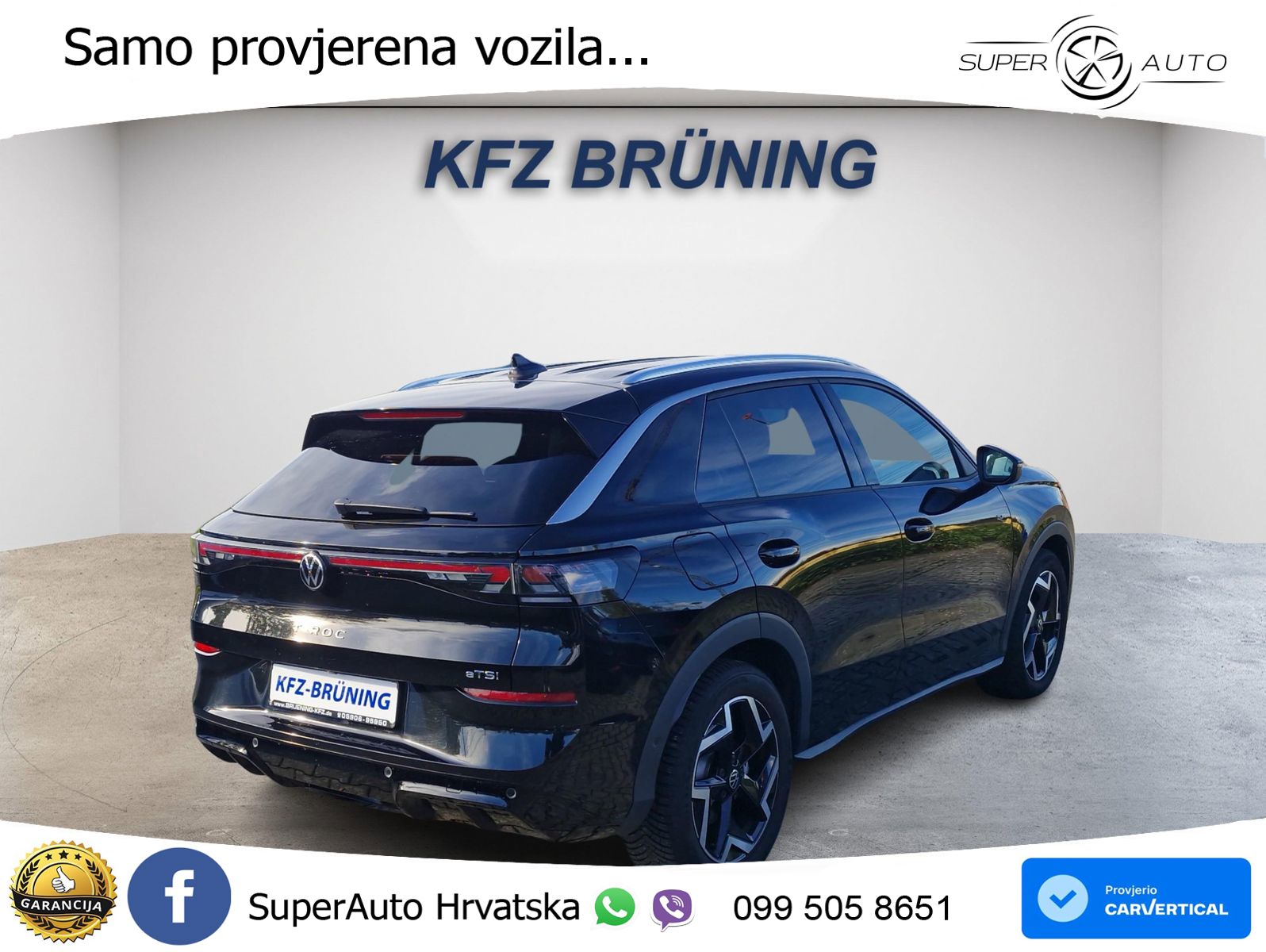 Volkswagen T-Roc 1.5 eTSI (150 KS)  DSG R-Line LED+GR SJED+ACC