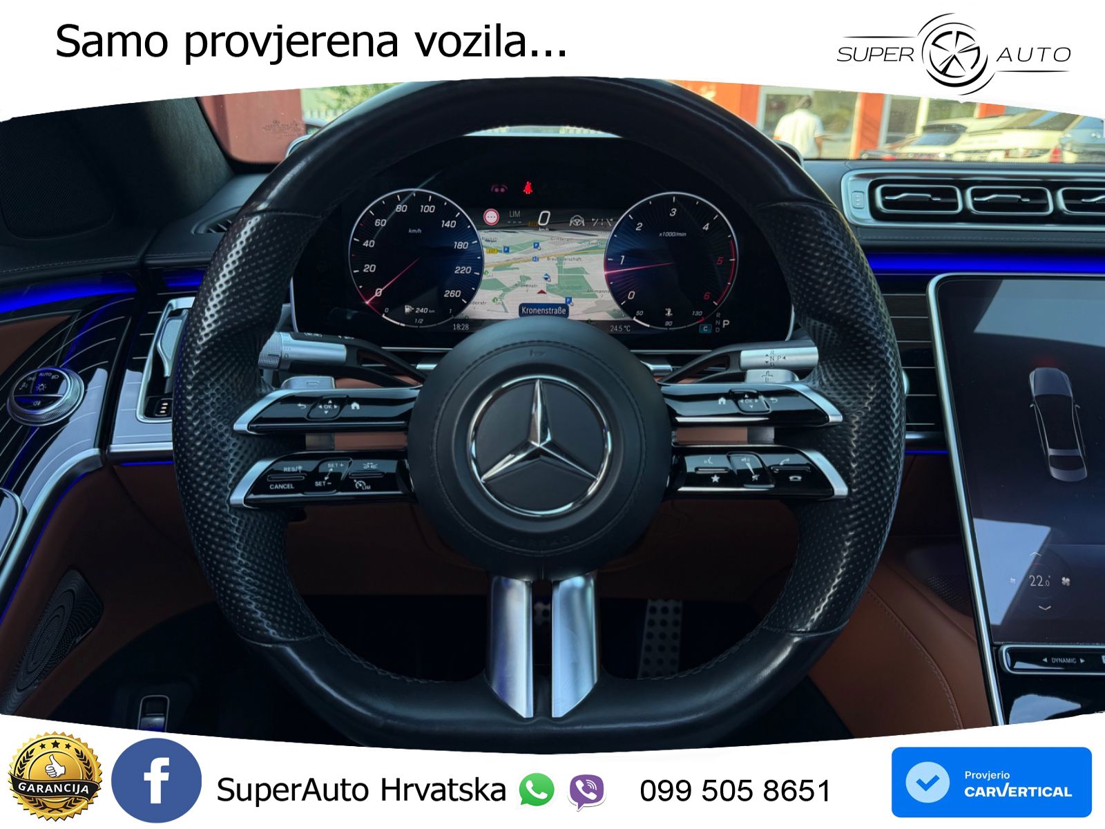 Mercedes S 400d Long (330 KS) 4MATIC 9G-TRONIC Exclusive ACC+HEAD+4xGR SJED+360+PANO