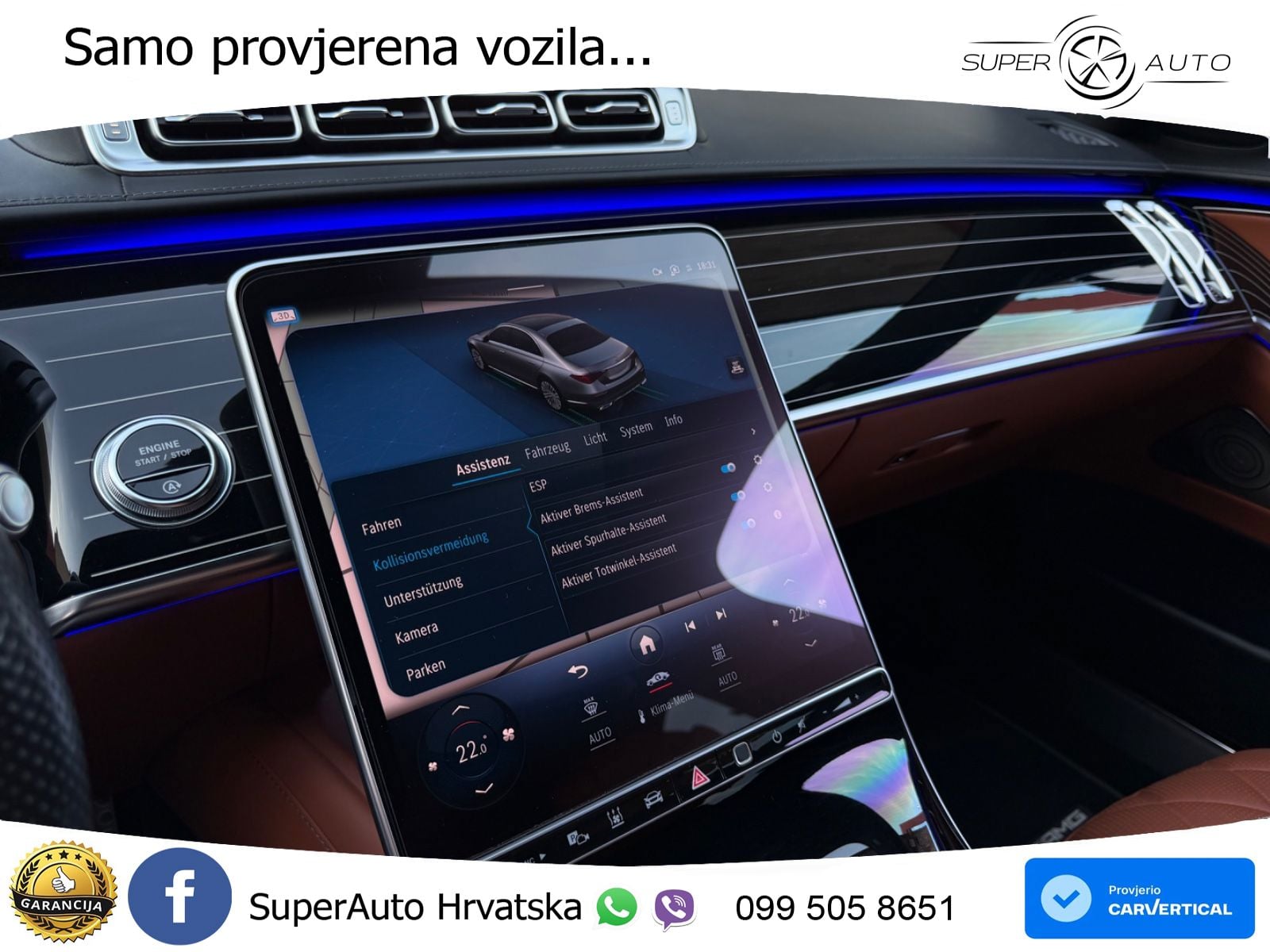 Mercedes S 400d Long (330 KS) 4MATIC 9G-TRONIC Exclusive ACC+HEAD+4xGR SJED+360+PANO