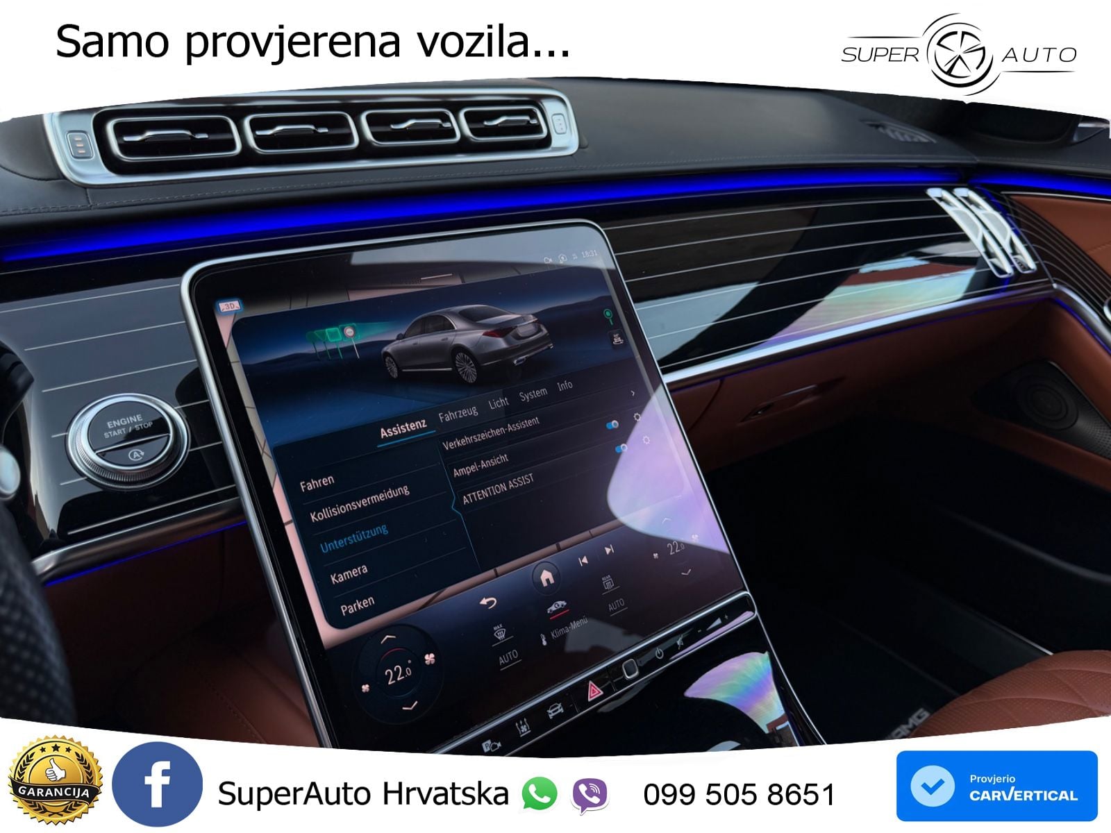 Mercedes S 400d Long (330 KS) 4MATIC 9G-TRONIC Exclusive ACC+HEAD+4xGR SJED+360+PANO