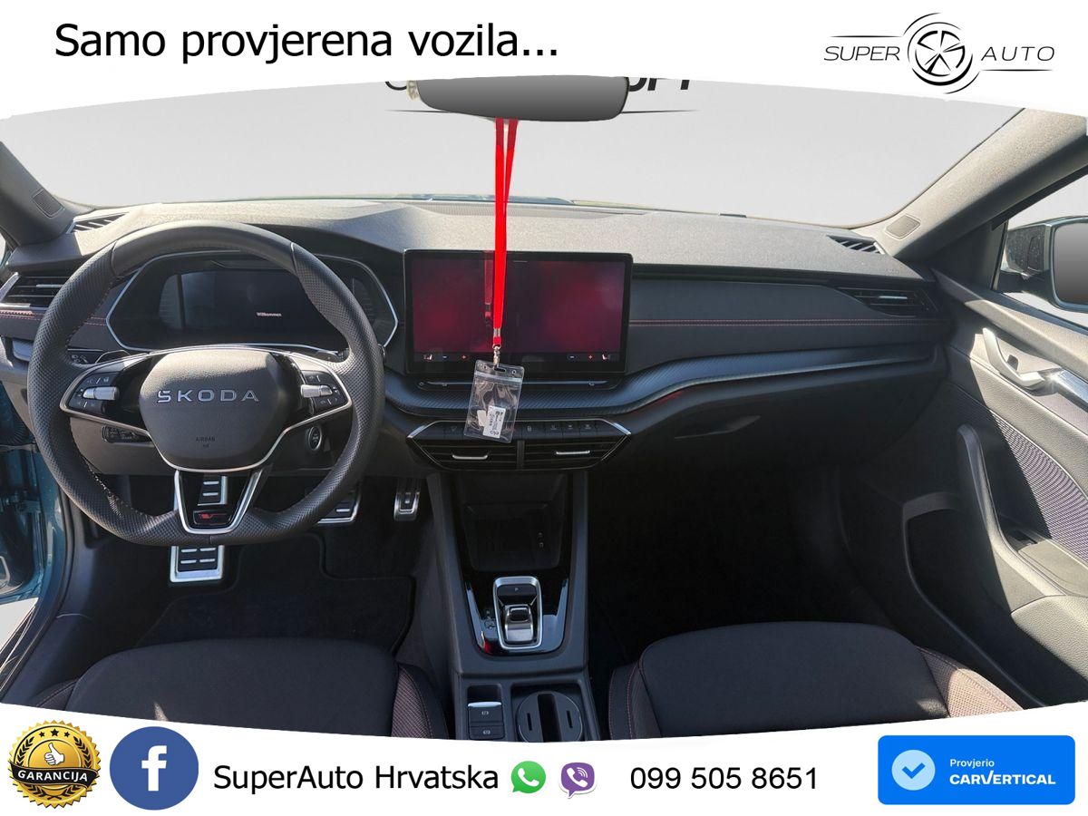 Škoda Octavia Combi RS 2.0 TSI (265 KS) DSG LED+GR SJED+ACC