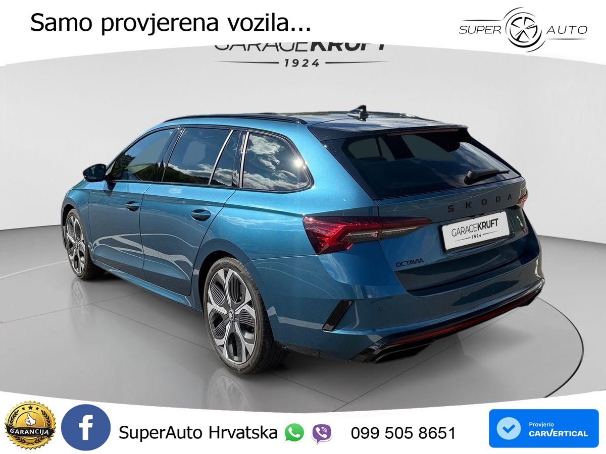 Škoda Octavia Combi RS 2.0 TSI (265 KS) DSG LED+GR SJED+ACC