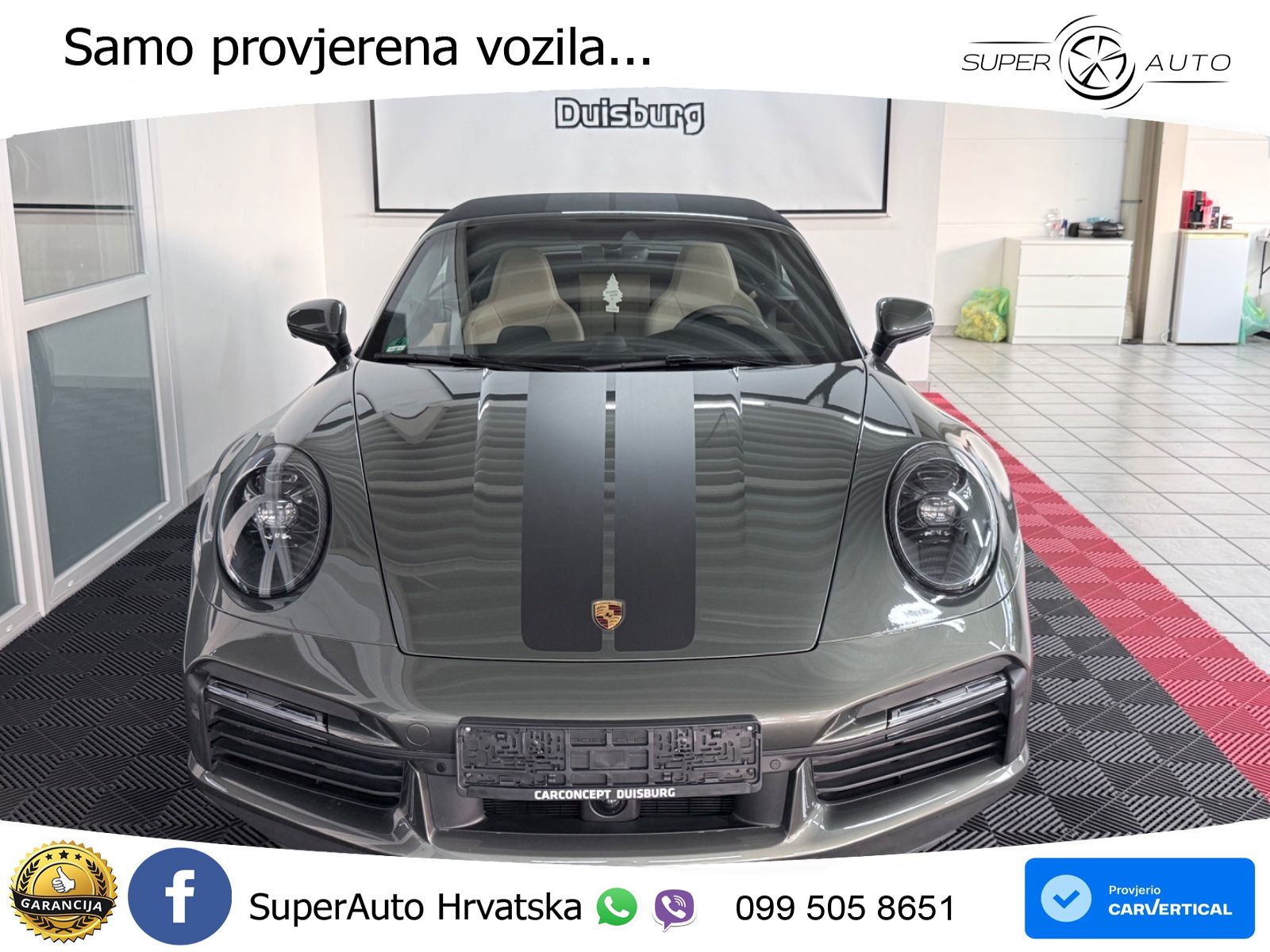 Porsche 911 Turbo S Cabriolet 3.8 (650 KS) PDK ZRAČNI+ACC+GR SJED+KAM