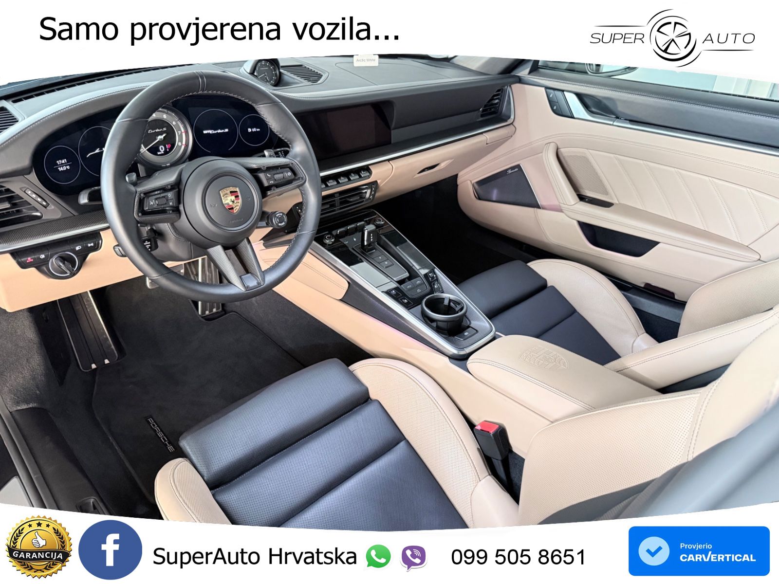 Porsche 911 Turbo S Cabriolet 3.8 (650 KS) PDK ZRAČNI+ACC+GR SJED+KAM