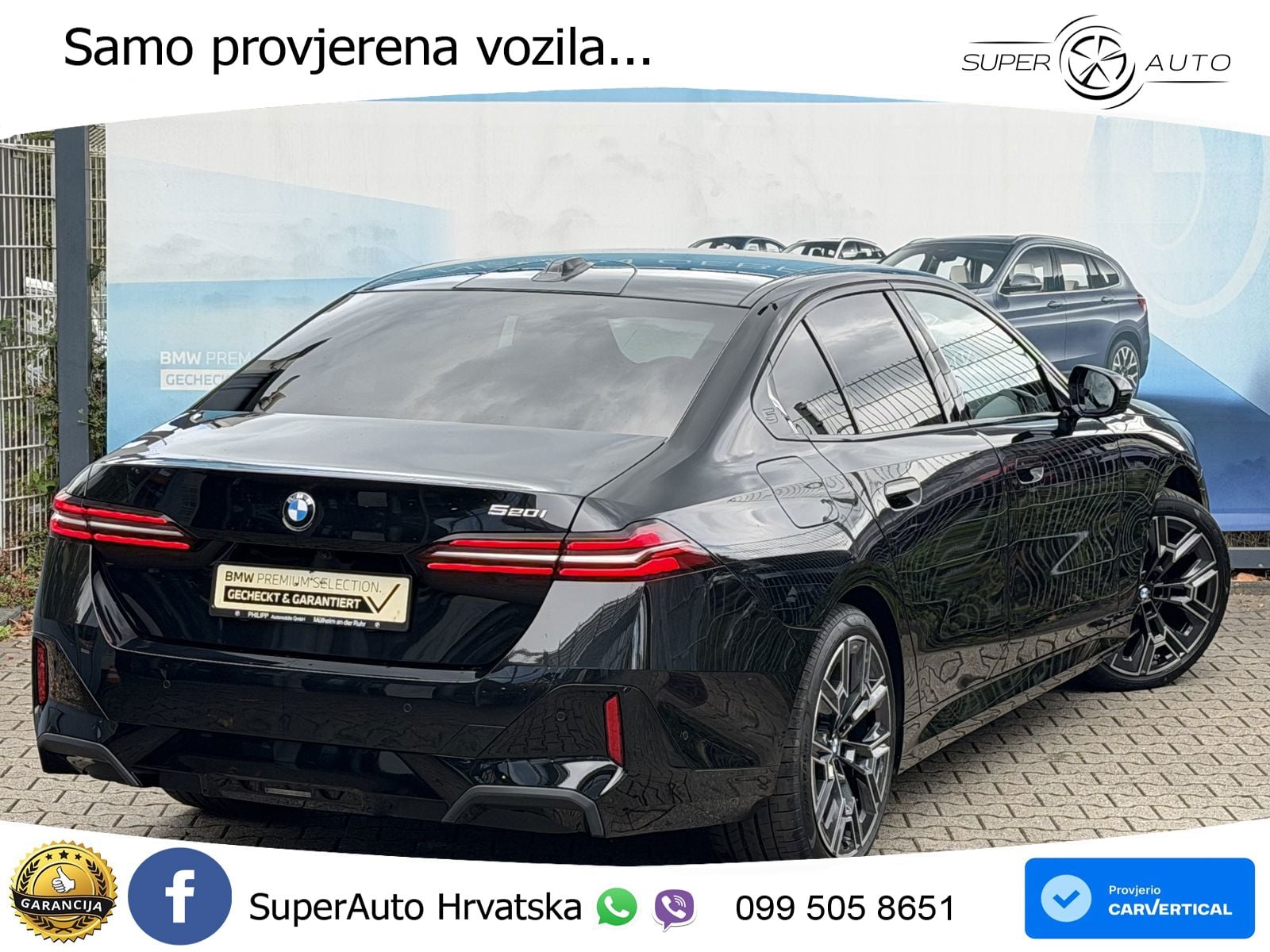 BMW 520i (208 KS) Steptronic M Sport ACC+HEAD+4xGR SJED+360+PANO