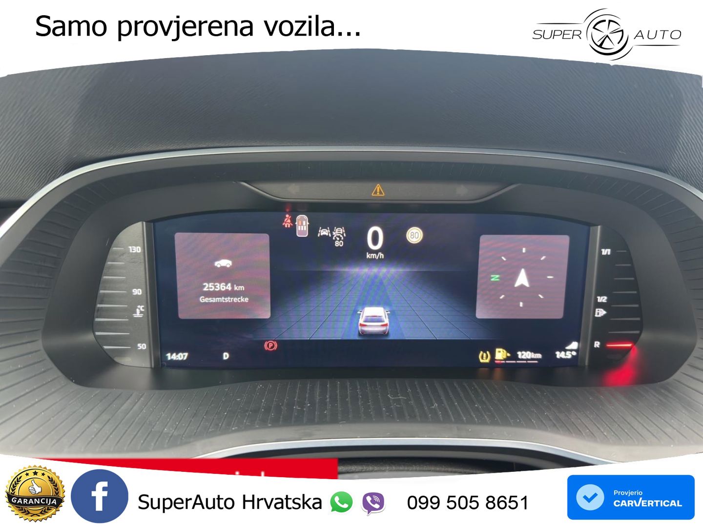 Škoda Octavia Combi 2.0 TDI (150 KS) DSG Selection LED+GR SJED+ACC