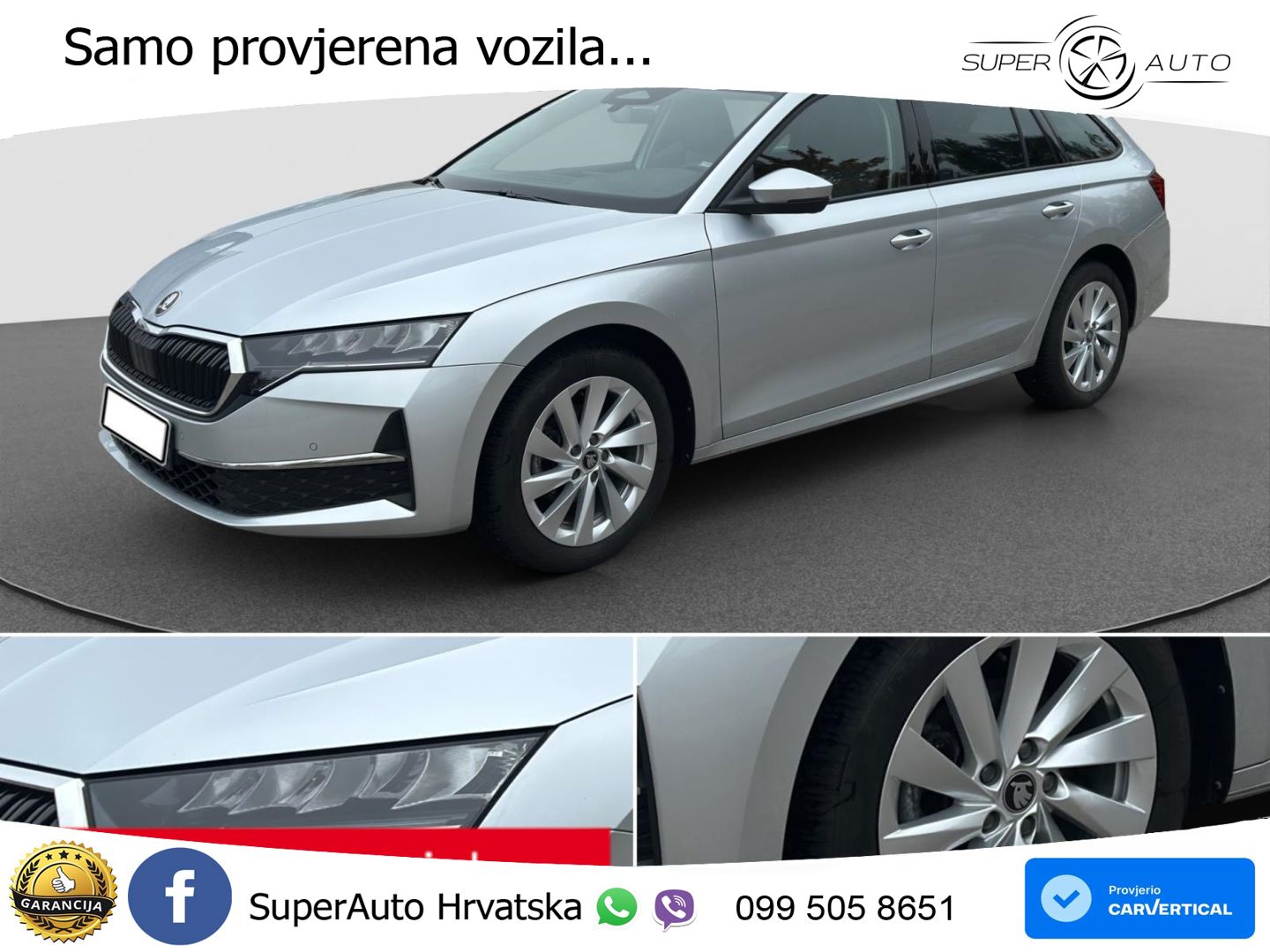 Škoda Octavia Combi 2.0 TDI (150 KS) DSG Selection LED+GR SJED+ACC