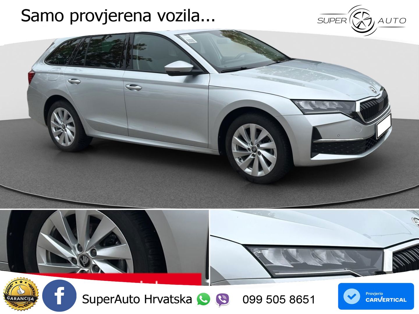 Škoda Octavia Combi 2.0 TDI (150 KS) DSG Selection LED+GR SJED+ACC