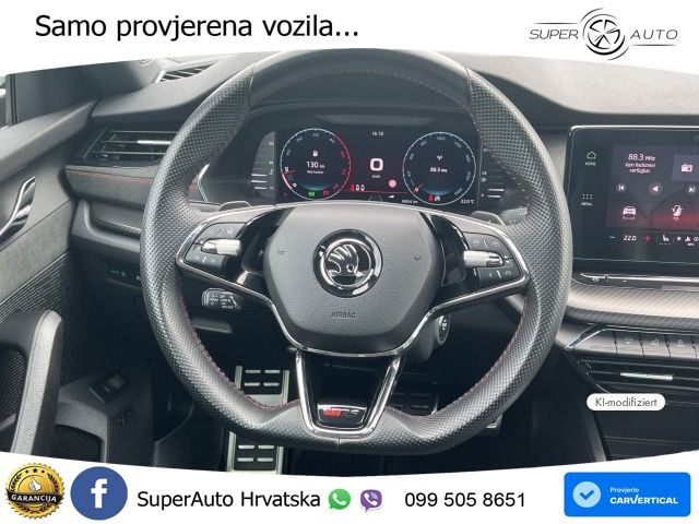Škoda Octavia Combi RS 2.0 TDI (200 KS) 4x4 DSG LED+GR SJED+ACC