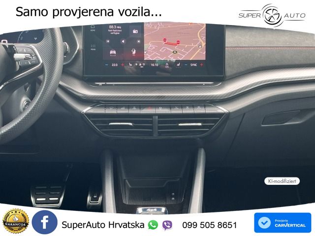 Škoda Octavia Combi RS 2.0 TDI (200 KS) 4x4 DSG LED+GR SJED+ACC