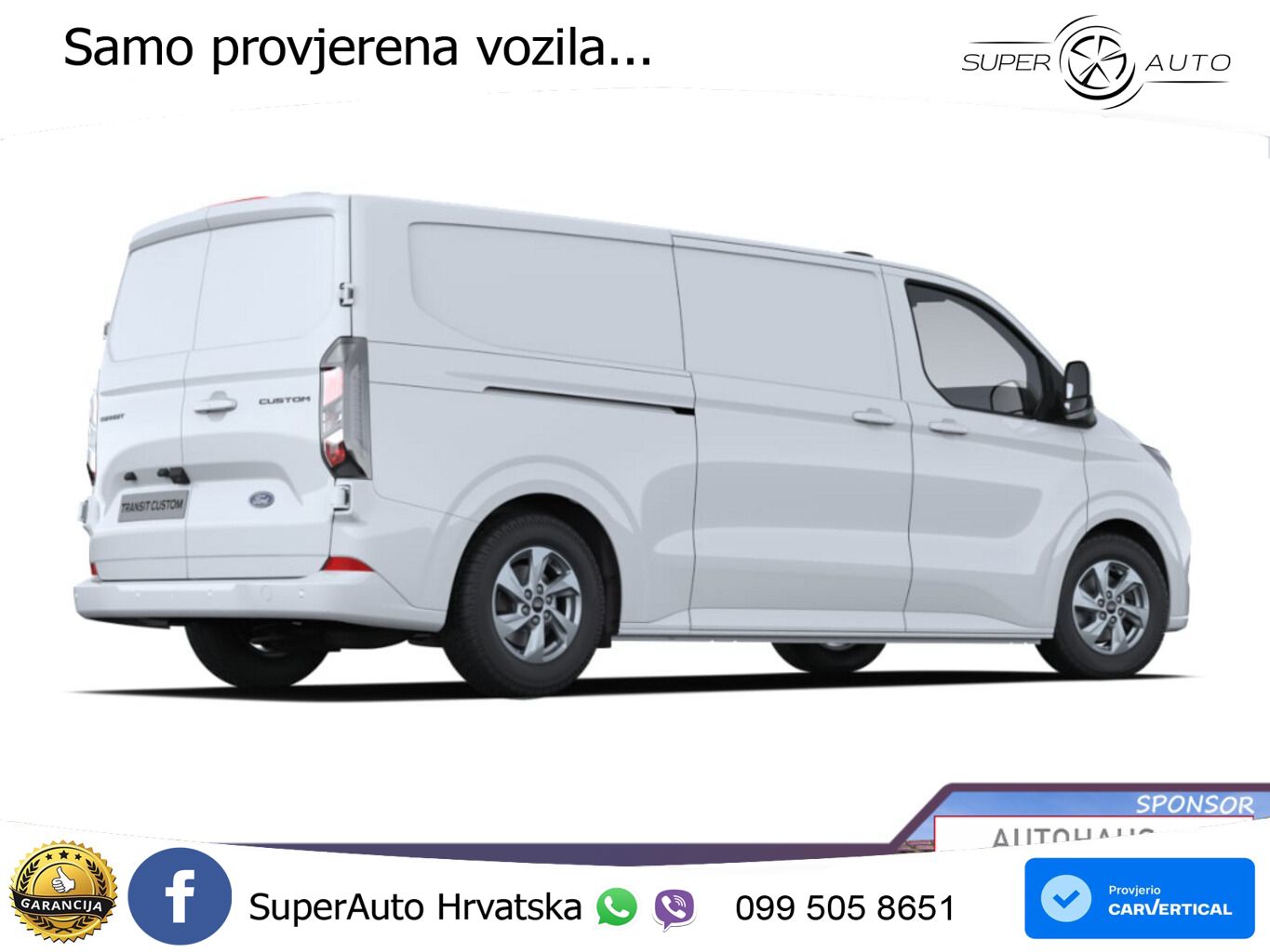 Ford Transit Custom Limited 320L2 AHK LED UVP-41%* 150 KS