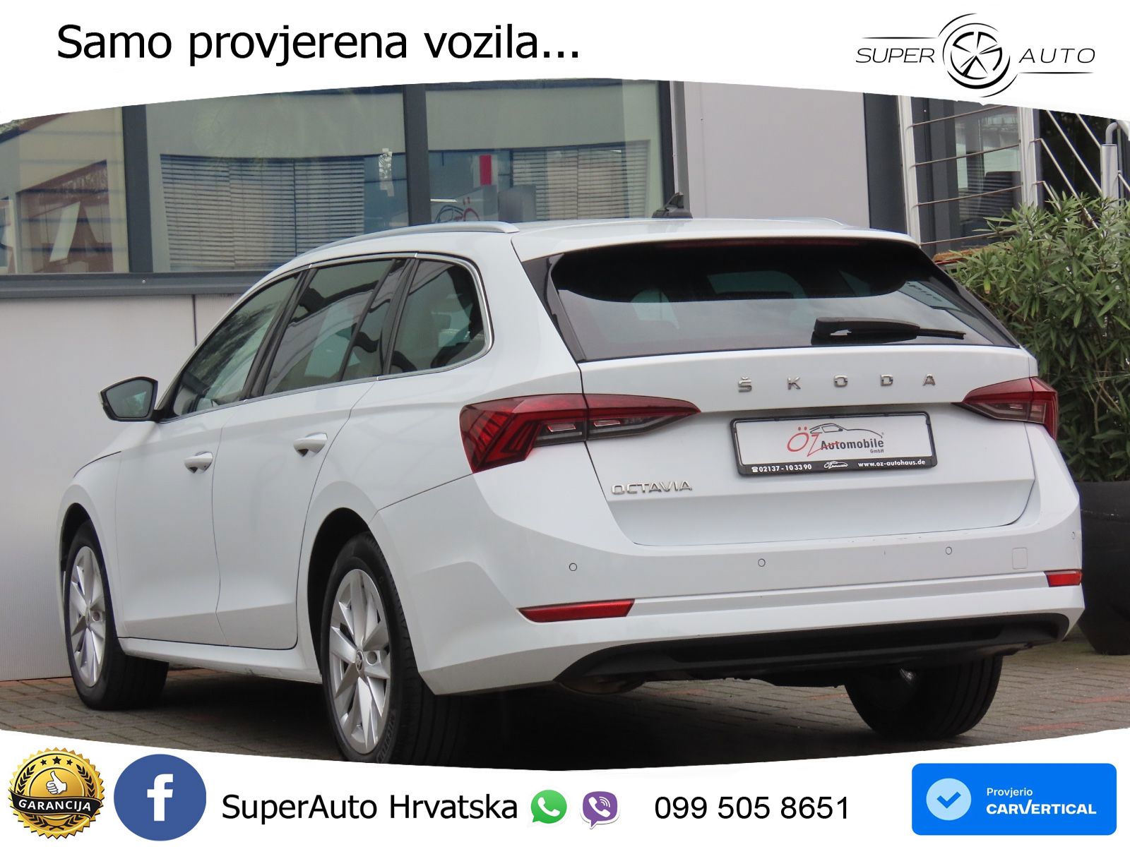 Škoda Octavia Combi 2.0 TDI (150 KS) DSG LED+GR SJED+ACC