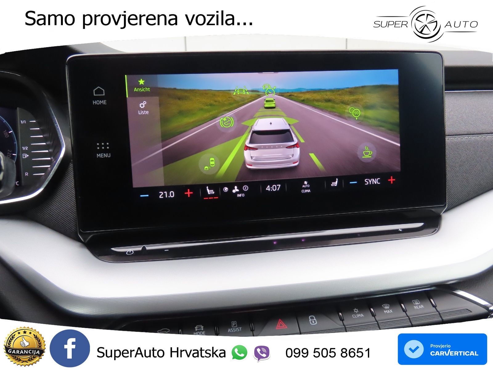 Škoda Octavia Combi 2.0 TDI (150 KS) DSG LED+GR SJED+ACC