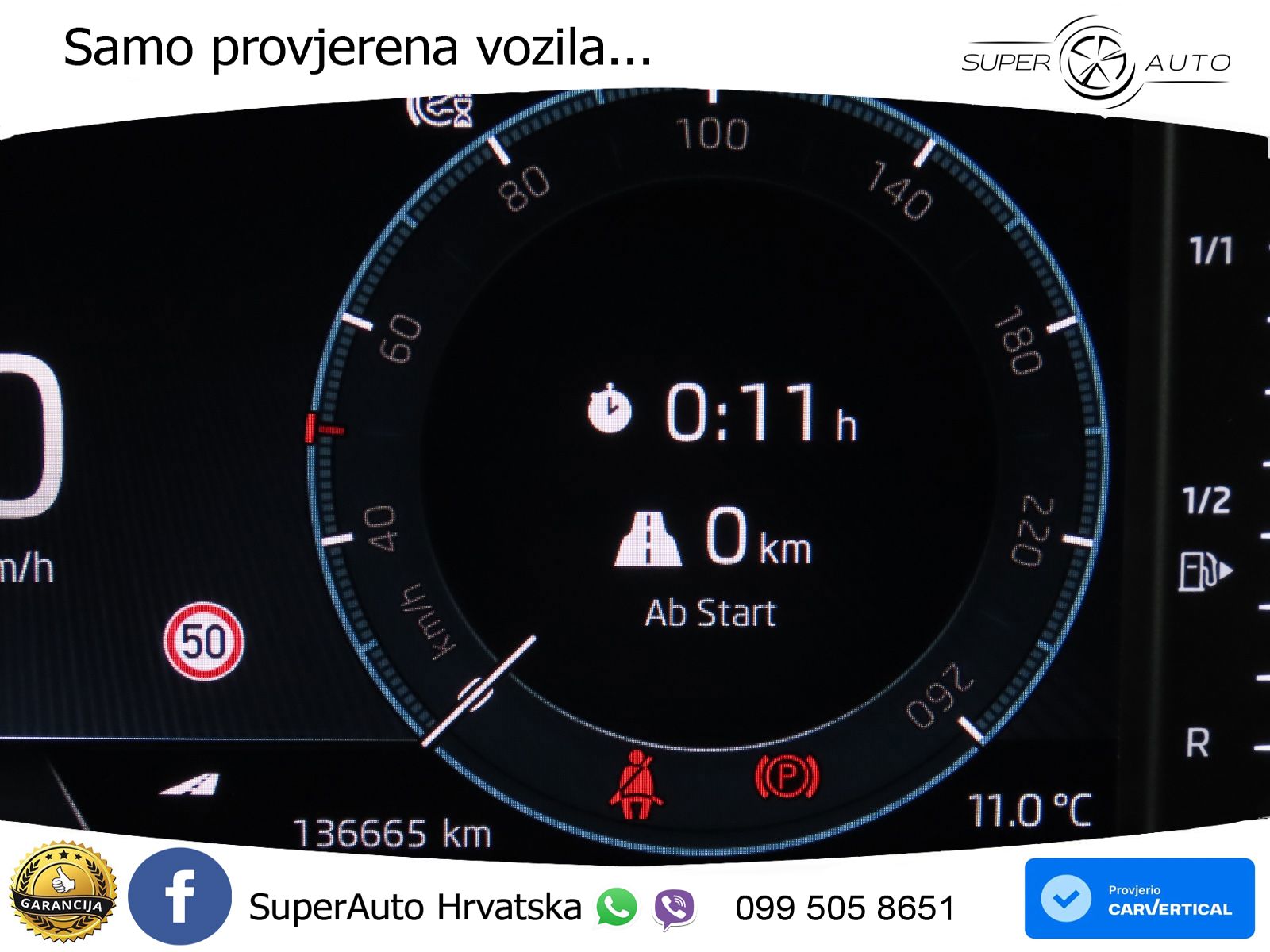Škoda Octavia Combi 2.0 TDI (150 KS) DSG LED+GR SJED+ACC