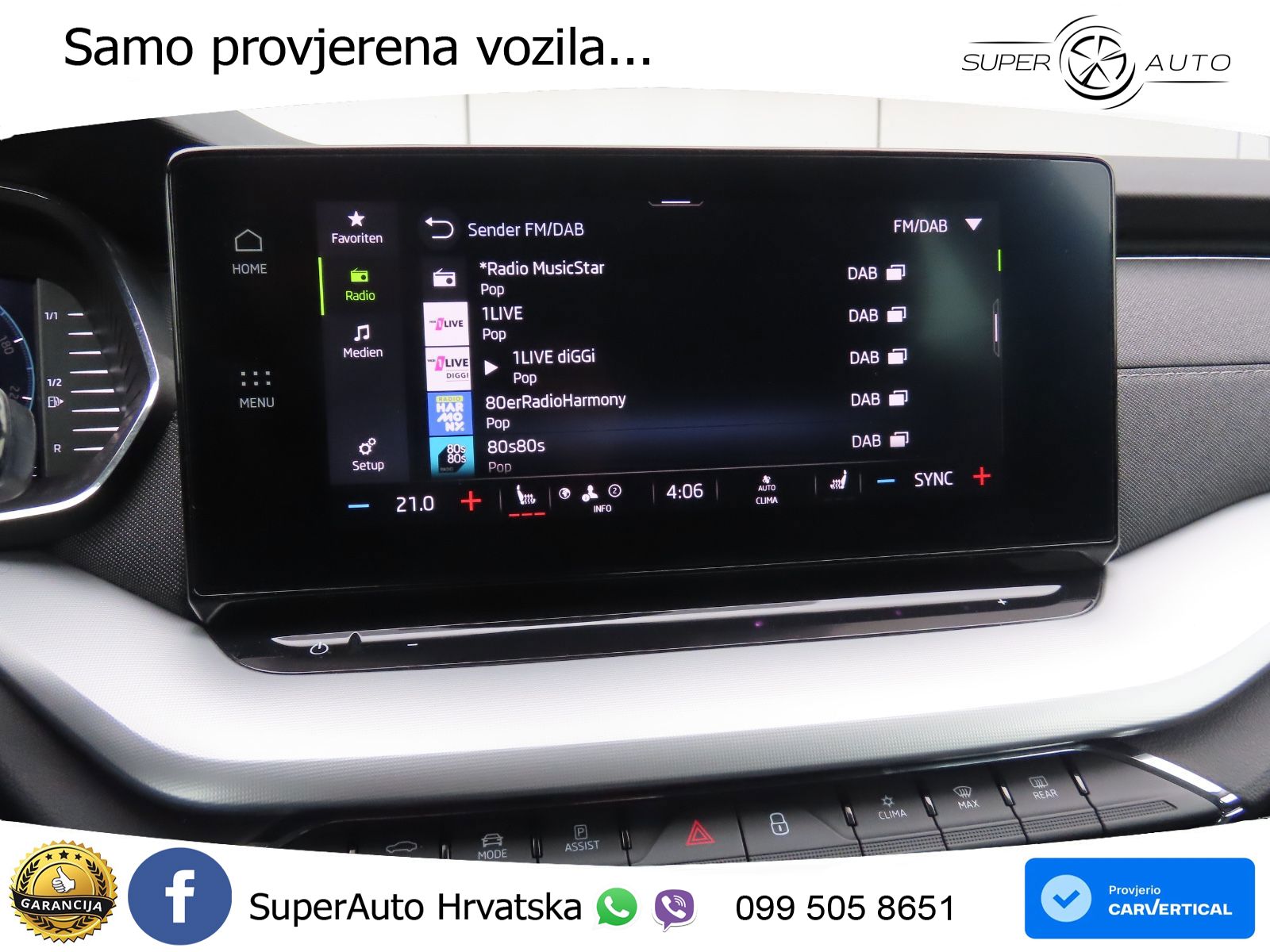 Škoda Octavia Combi 2.0 TDI (150 KS) DSG LED+GR SJED+ACC