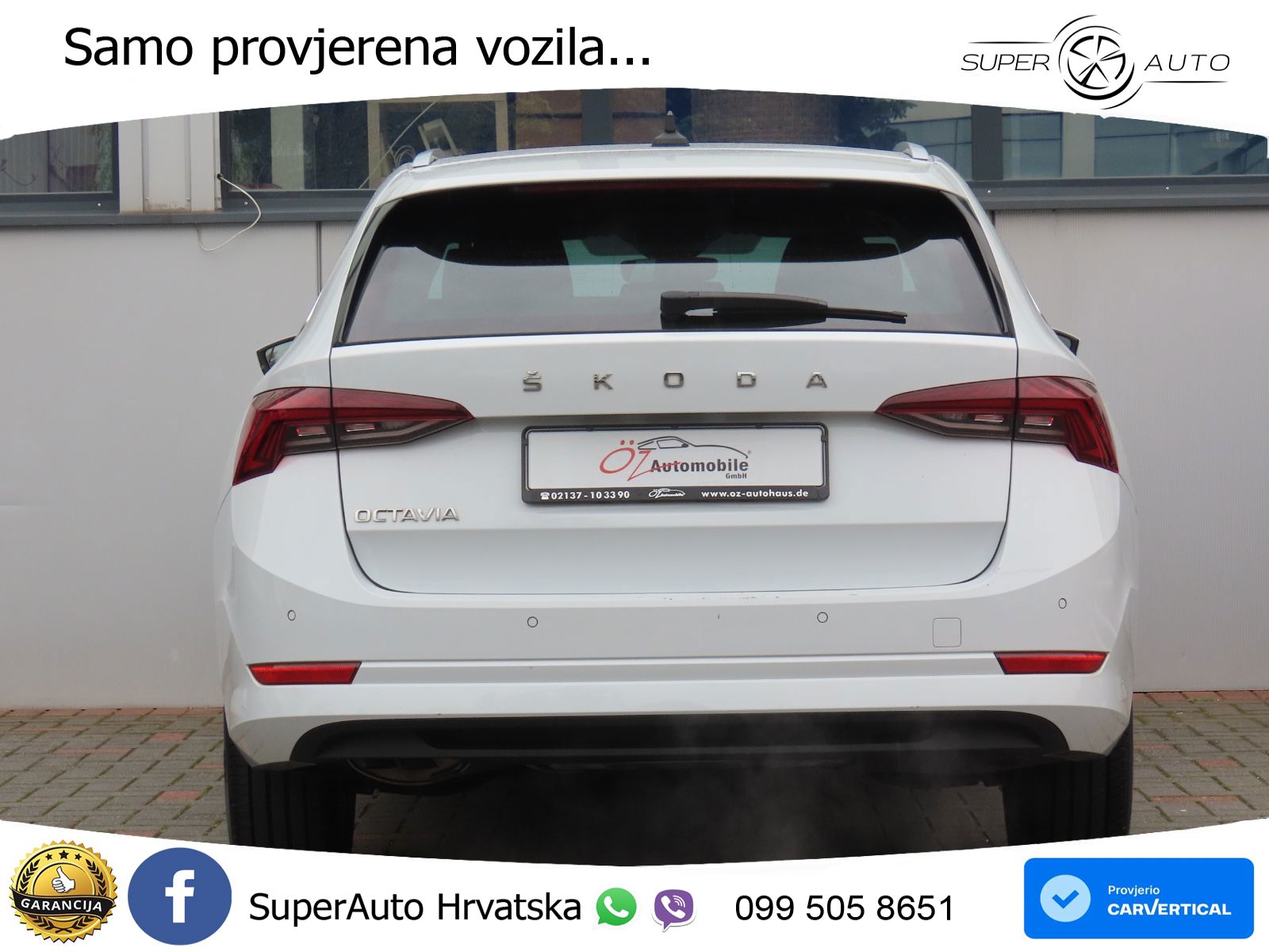 Škoda Octavia Combi 2.0 TDI (150 KS) DSG LED+GR SJED+ACC