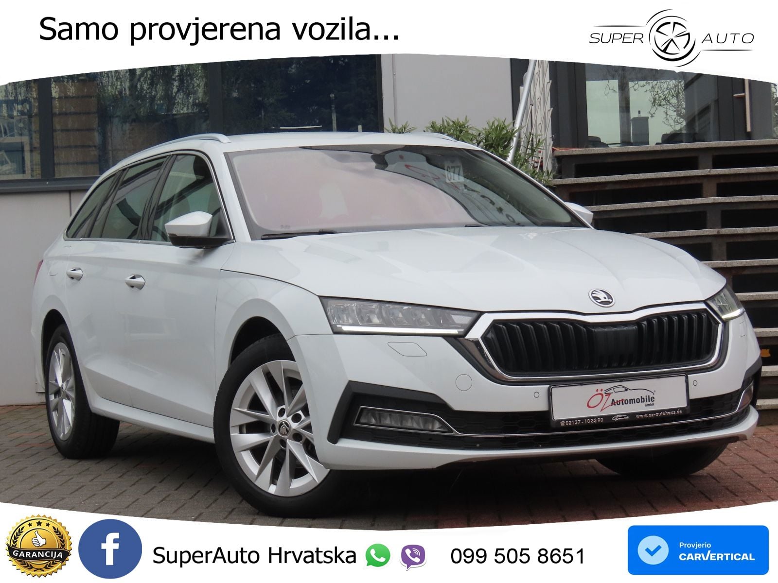 Škoda Octavia Combi 2.0 TDI (150 KS) DSG LED+GR SJED+ACC