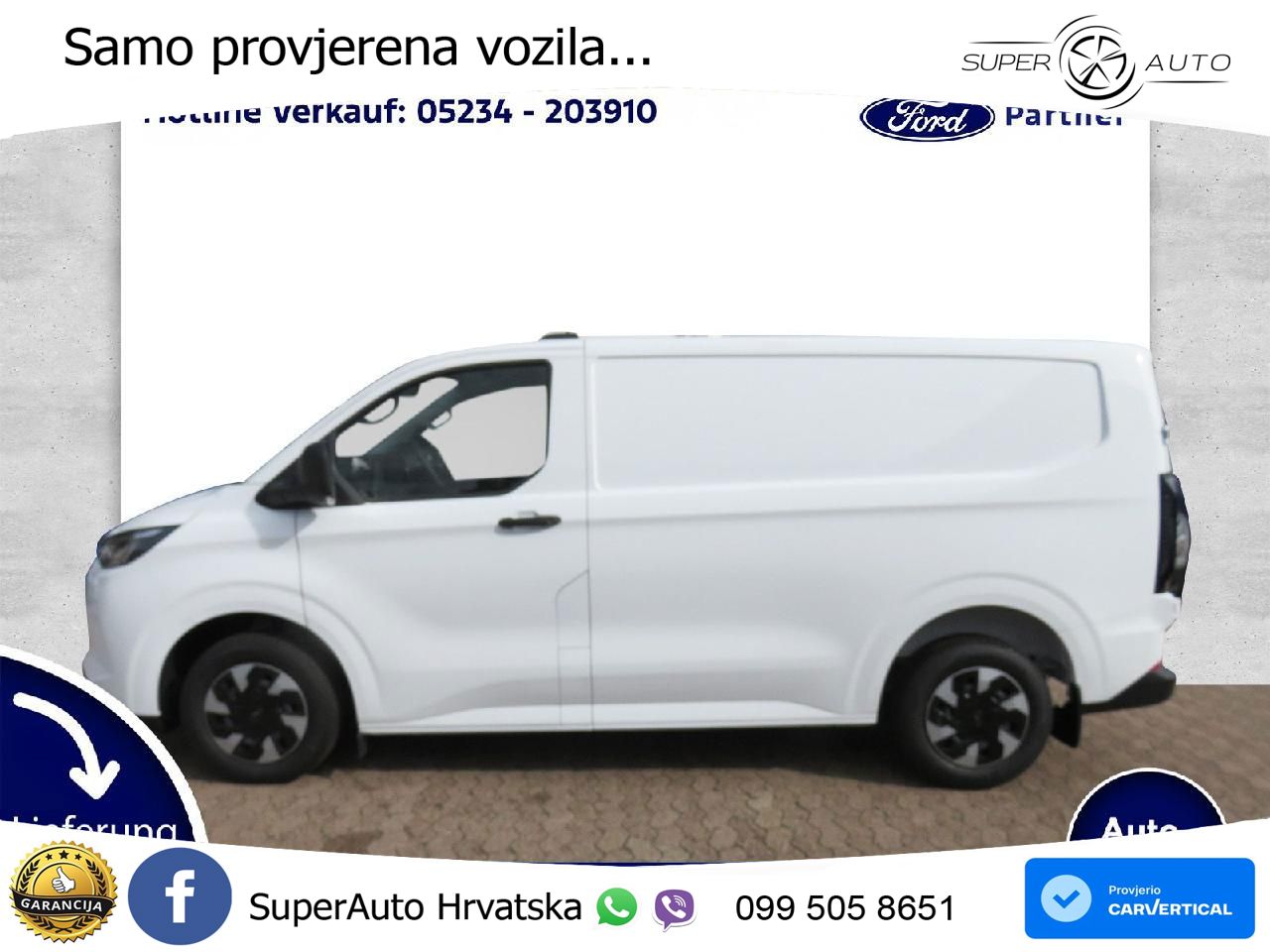 Ford Transit Custom Kasten 320 L1 Trend FWD Plug-in H 232 KS