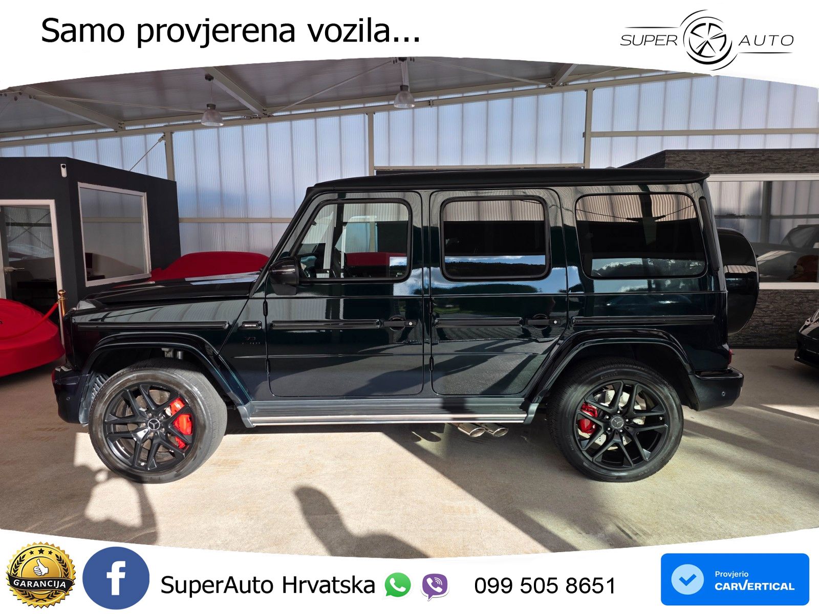 Mercedes AMG G 63 Long V8 (585 KS) 4MATIC 9G-TRONIC AMG SPEEDSHIFT TCT Superior LED+GR SJED+ACC