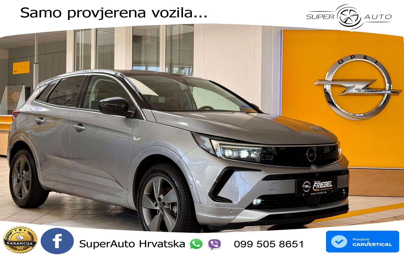 Opel Grandland 1.2i Turbo (130 KS) Automatic Elegance LED+GR SJED+ACC