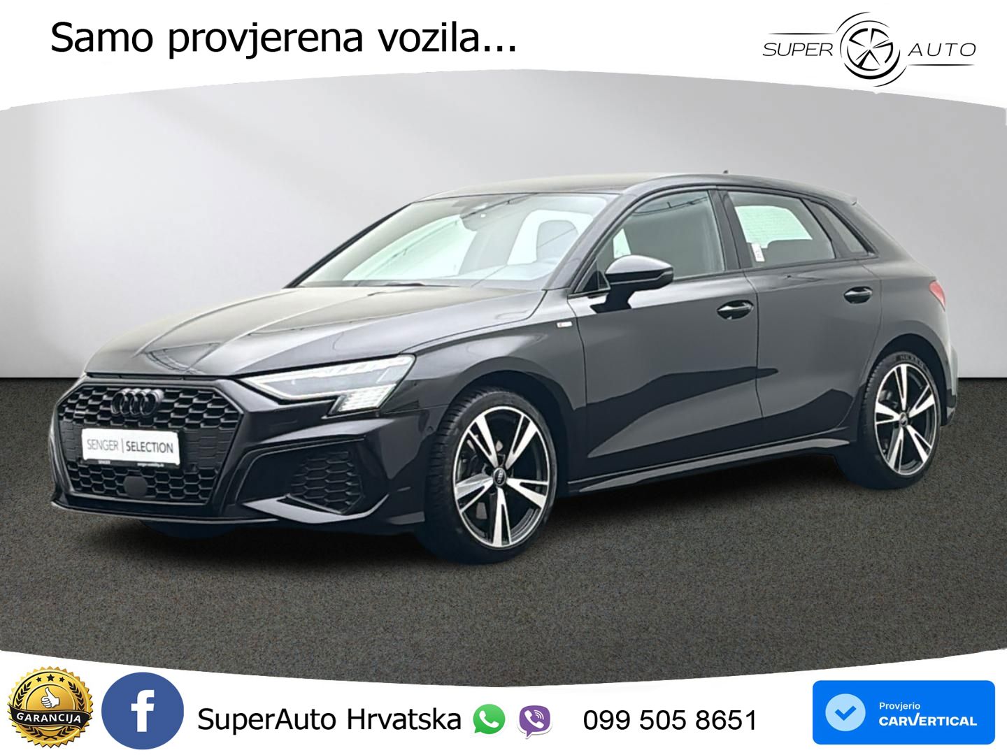 Audi A3 40 TFSI (190 KS) quattro S tronic S line MATRIX+GR SJED+KAM