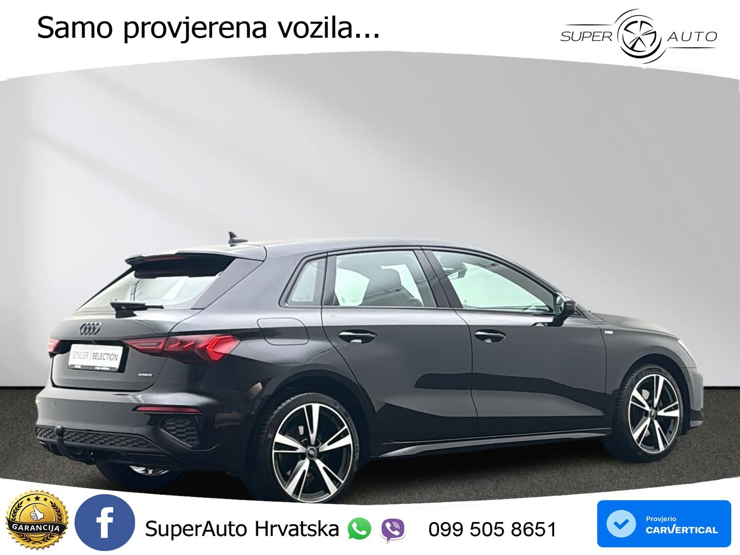Audi A3 40 TFSI (190 KS) quattro S tronic S line MATRIX+GR SJED+KAM