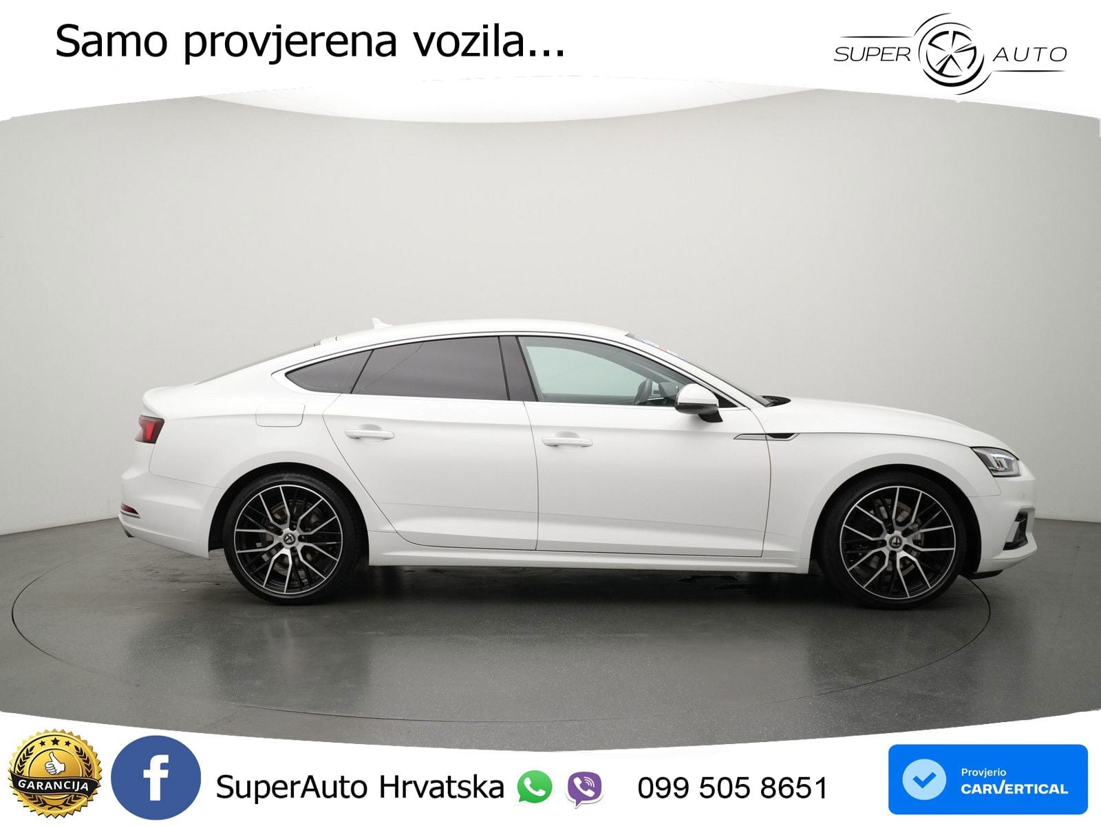 Audi A5 Sportback 40 TFSI (190 KS) S tronic LED+GR SJED+ACC
