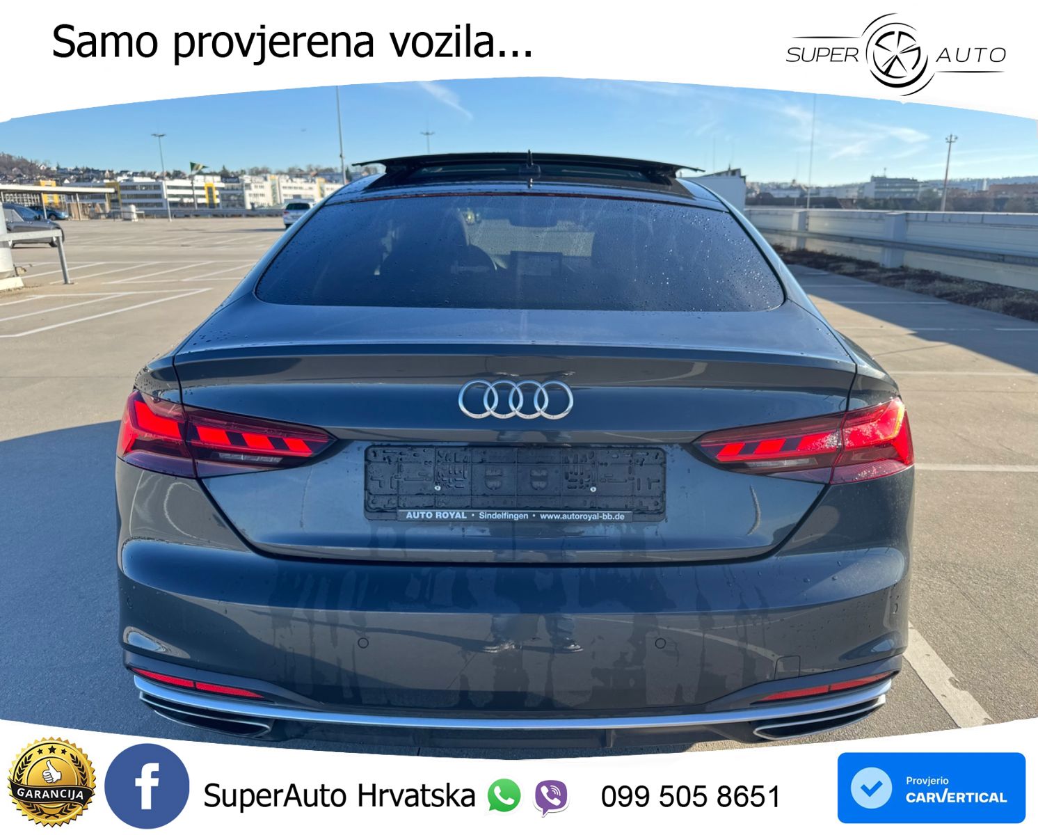 Audi A5 Sportback 40 TDI (204 KS) S tronic MATRIX+GR SJED+KAM