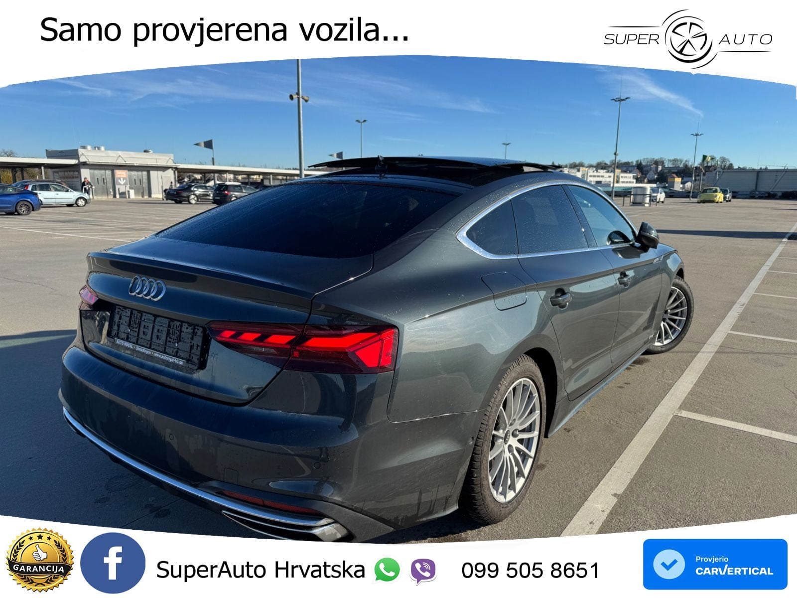 Audi A5 Sportback 40 TDI (204 KS) S tronic MATRIX+GR SJED+KAM