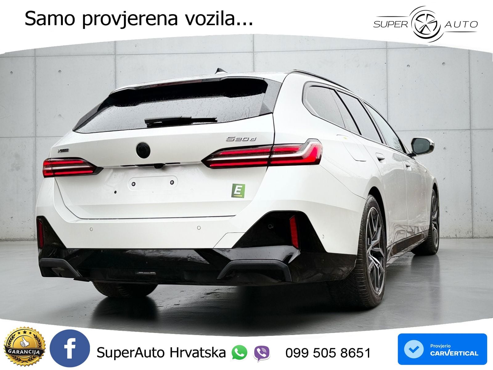 BMW 520d Touring (197 KS) xDrive Steptronic M Sport LED+GR SJED+ACC