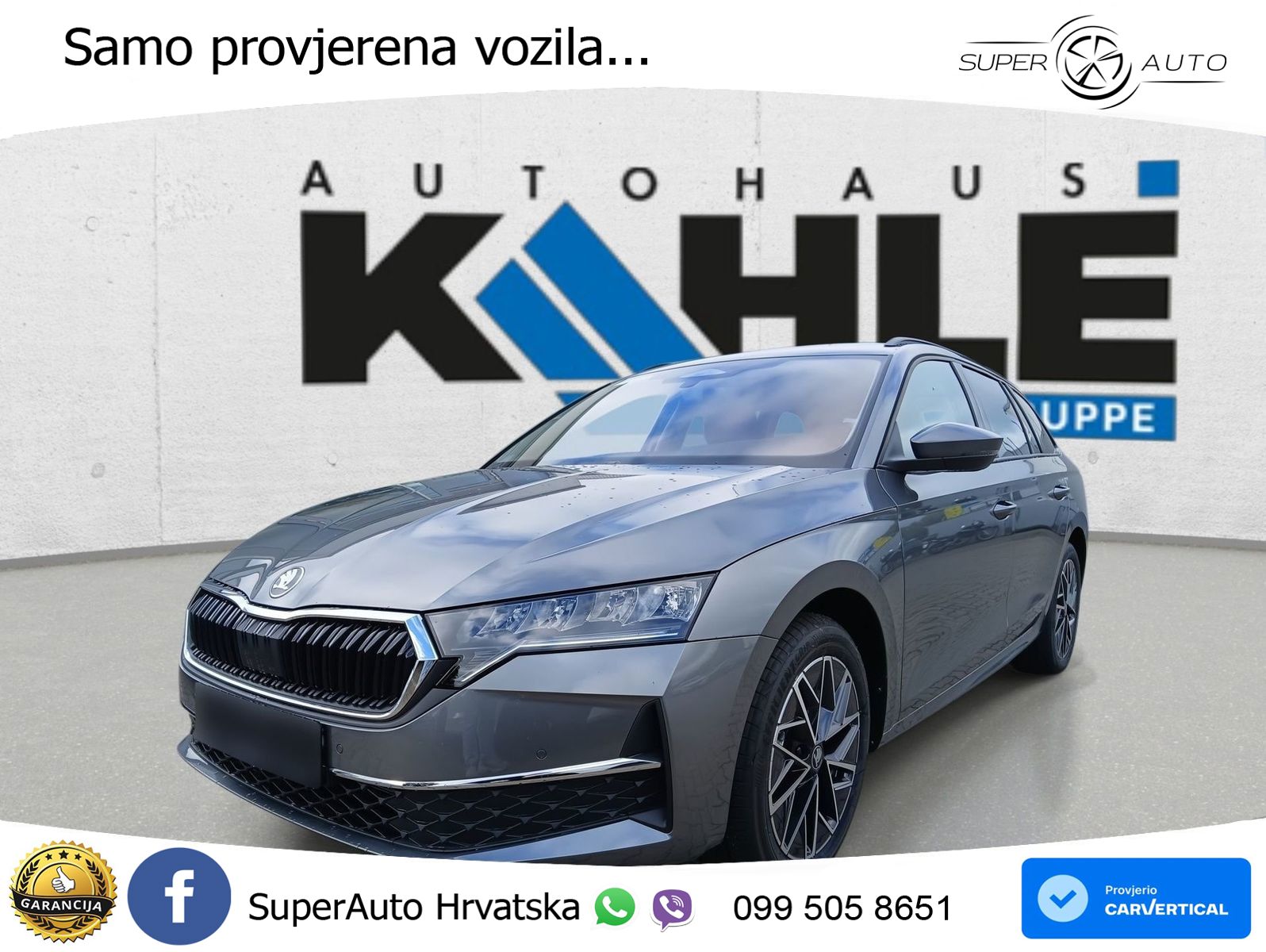 Škoda Octavia Combi 2.0 TDI (150 KS) DSG LED+GR SJED+ACC