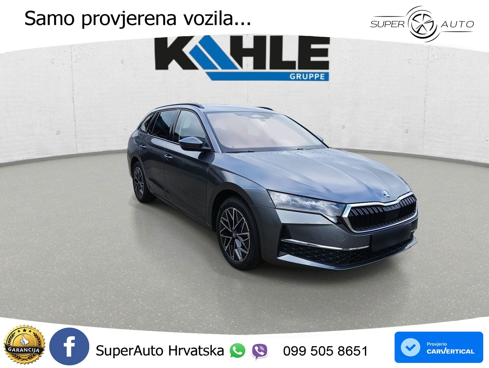 Škoda Octavia Combi 2.0 TDI (150 KS) DSG LED+GR SJED+ACC