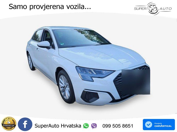 Audi A3 30 TDI (116 KS) S tronic LED+GR SJED+ACC