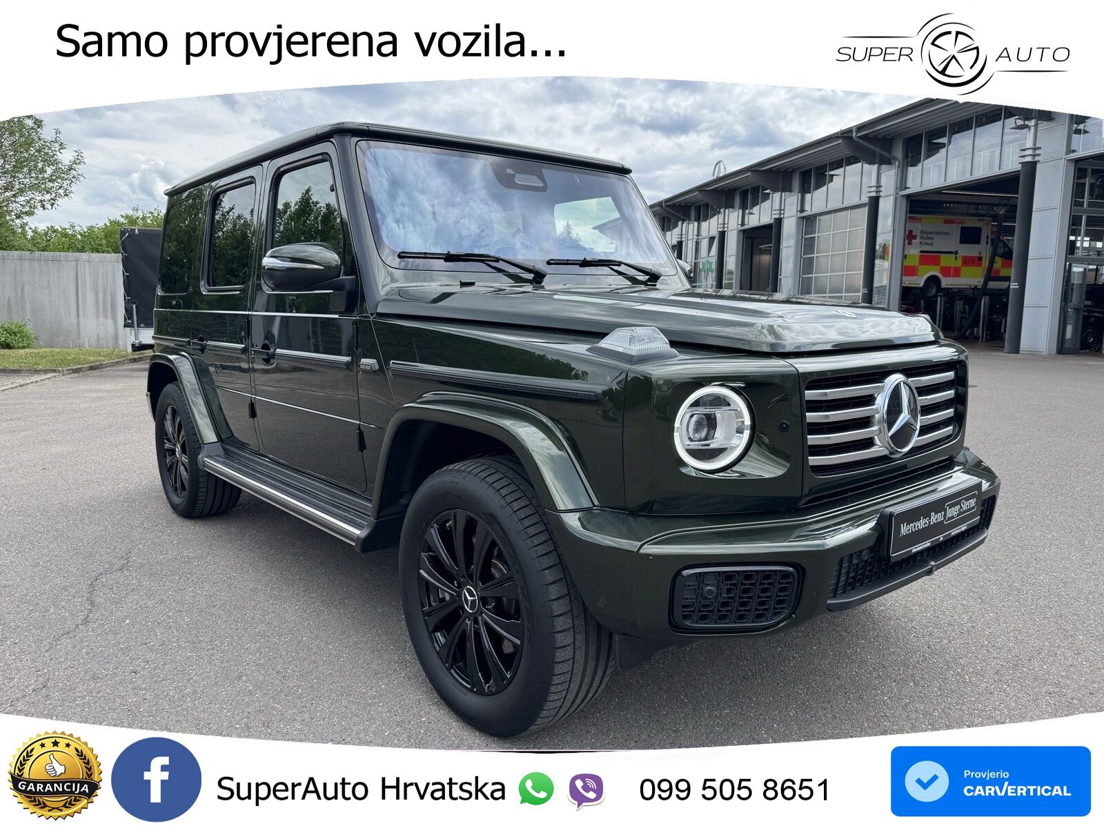 Mercedes G 450d Long (367 KS) 4MATIC 9G-TRONIC Exclusive LED+GR SJED+ACC