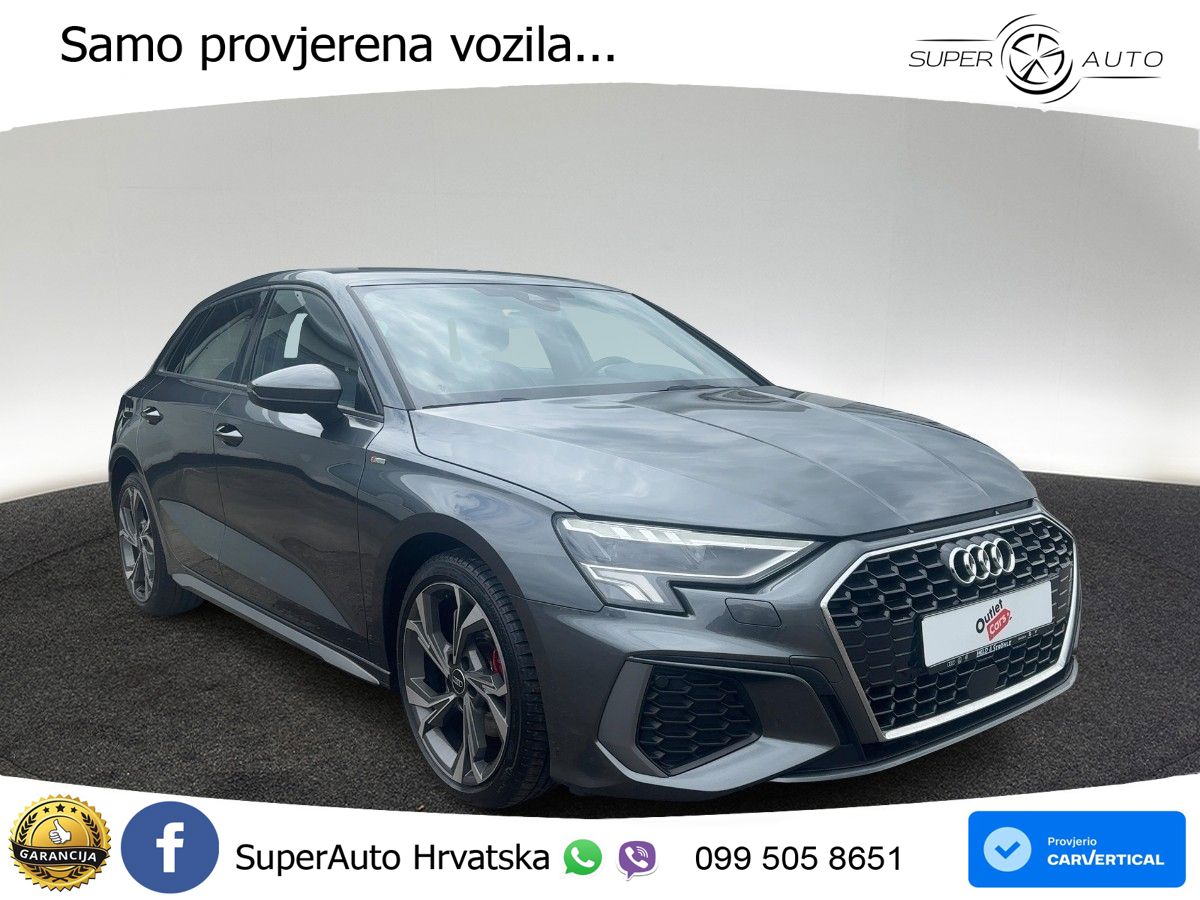 Audi A3 35 TDI (150 KS) S tronic S line LED+GR SJED+ACC