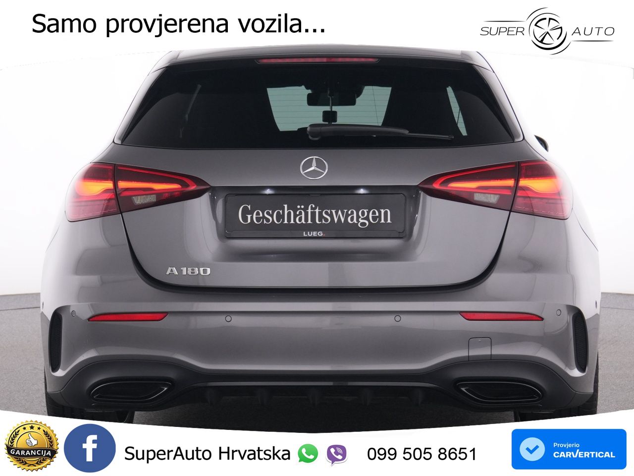 Mercedes-Benz A 180 7G-DCT AMG ACC+GR SJED+360+PANO