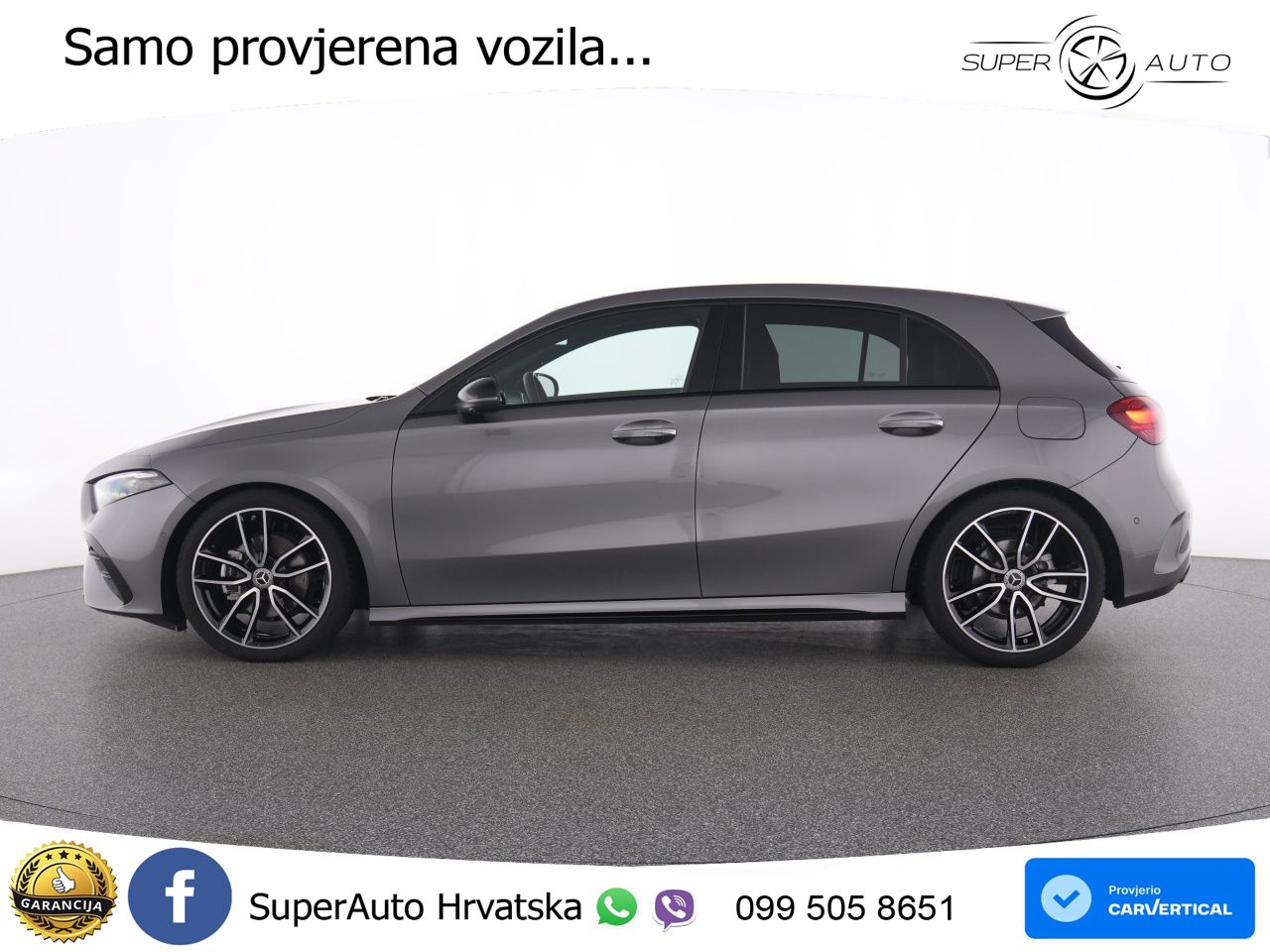 Mercedes-Benz A 180 7G-DCT AMG ACC+GR SJED+360+PANO