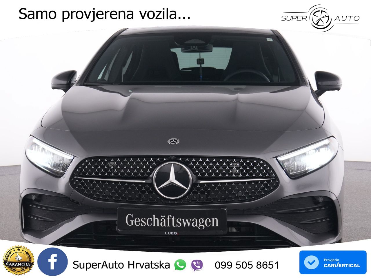 Mercedes-Benz A 180 7G-DCT AMG ACC+GR SJED+360+PANO